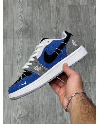 کفش کتونی نایک وودو آبی طوسی 1164