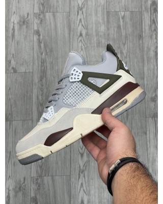 کفش کتونی نایک جردن 4 طوسی کرم 1140