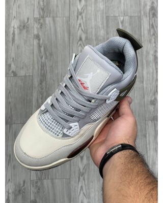 کفش کتونی نایک جردن 4 طوسی کرم 1140 2