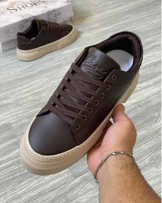 کفش کتونی ونس زارا کرم قهوه ای 1330 2