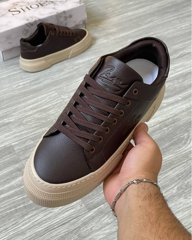 کفش کتونی ونس زارا کرم قهوه ای 1330