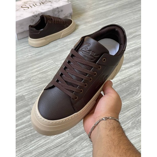 کفش کتونی ونس زارا کرم قهوه ای 1330